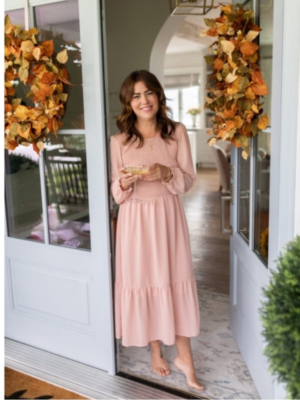 NWT Mad About Style Grace Midi Church Brunch Dress L